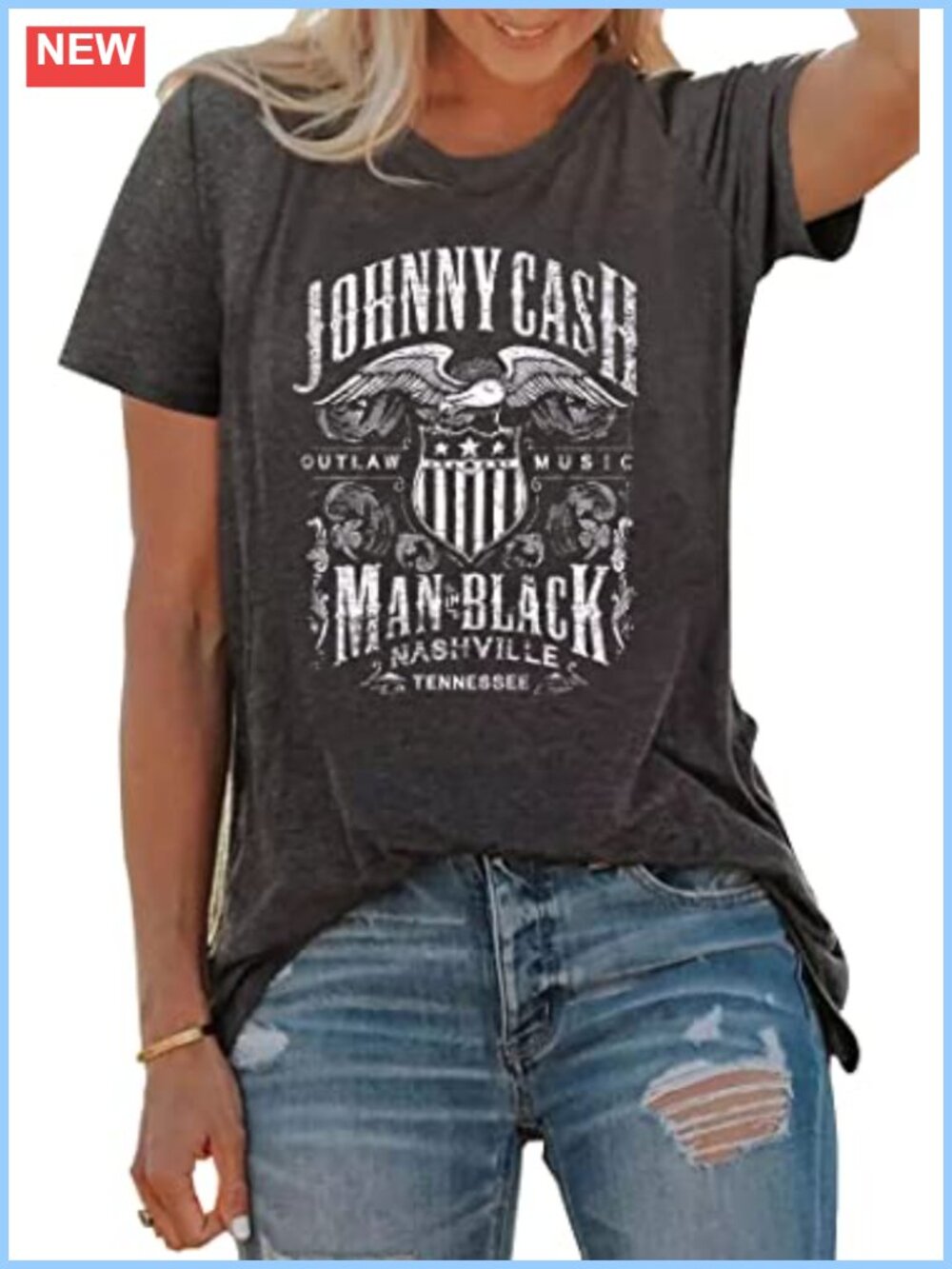 Women's Country Music Graphic T-Shirt Short Sleeve Summer Vacation Top